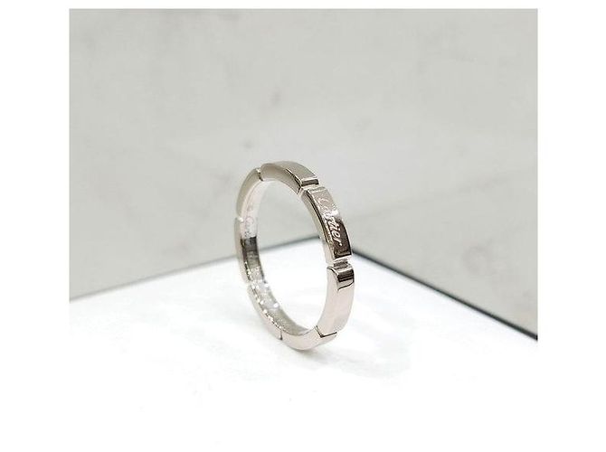 Cartier Anello Maillon Panther Oro Bianco Misura - vista 4