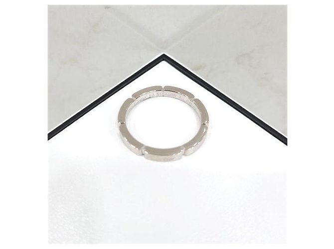 Cartier Anello Maillon Panther Oro Bianco Misura - vista 6