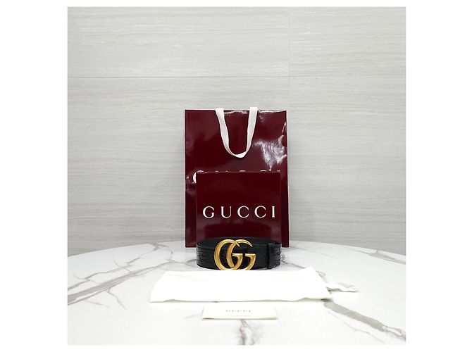 Gucci Cinturón de cocodrilo Caymans - vista 14