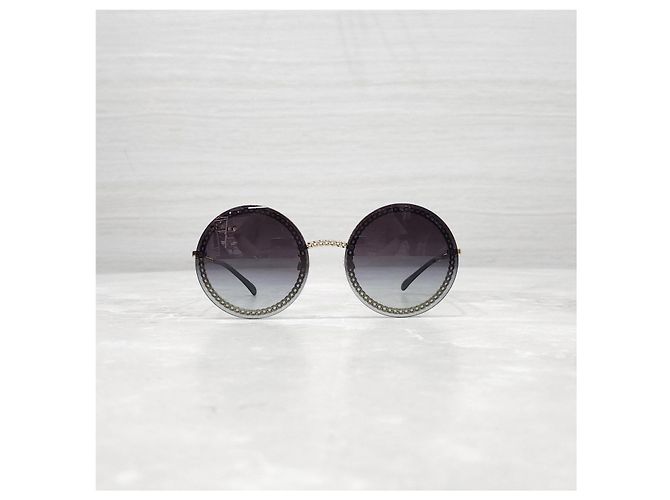 Chanel Gafas de sol con cadena de perlas - vista 12