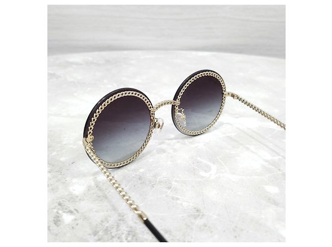 Chanel Gafas de sol con cadena de perlas - vista 14