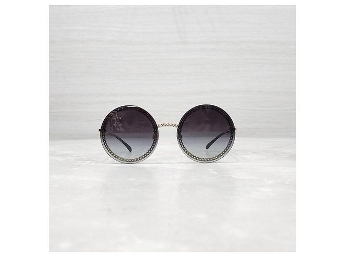 Chanel Gafas de sol con cadena de perlas - vista 3