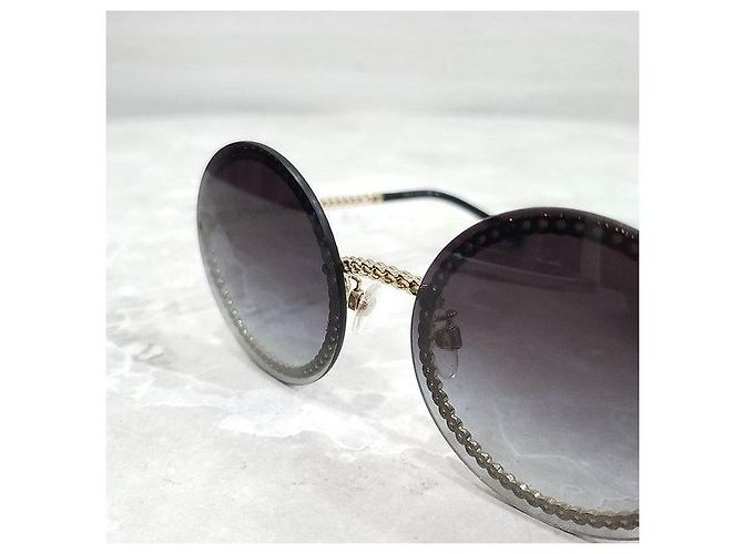 Chanel Gafas de sol con cadena de perlas - vista 4