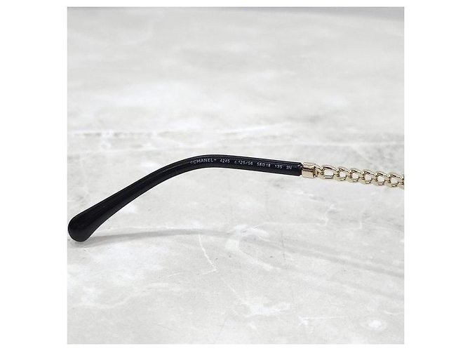 Chanel Gafas de sol con cadena de perlas - vista 9