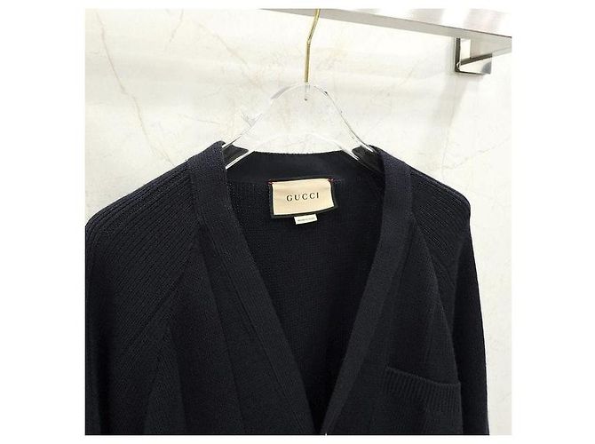 Gucci Cardigan aus Wollmischung Web Detail - Ansicht 4
