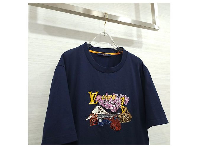 Louis Vuitton Besticktes T-Shirt mit kurzen Ärmeln - Ansicht 10