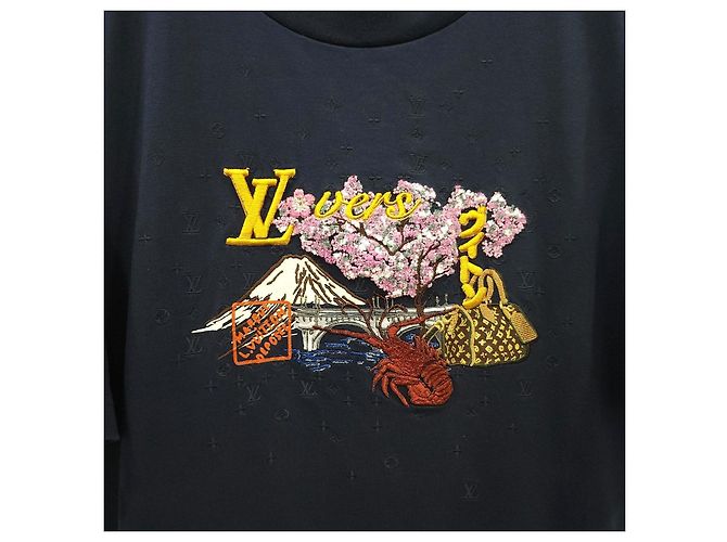 Louis Vuitton Besticktes T-Shirt mit kurzen Ärmeln - Ansicht 11