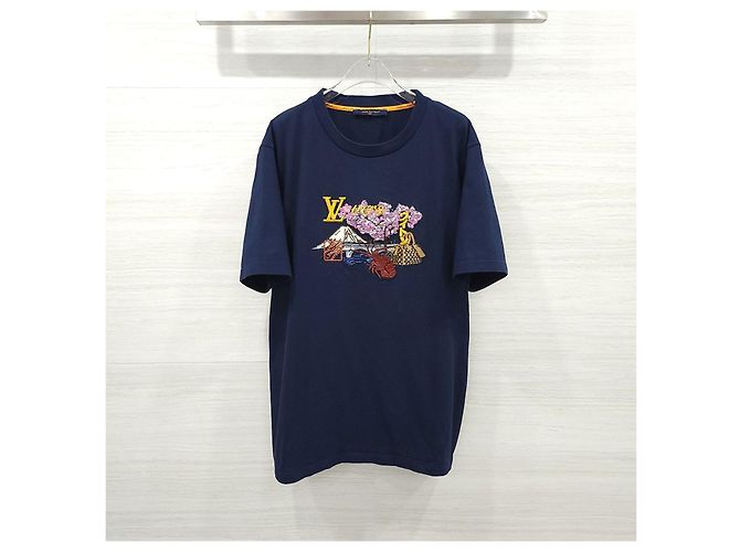 Louis Vuitton Besticktes T-Shirt mit kurzen Ärmeln - Ansicht 8