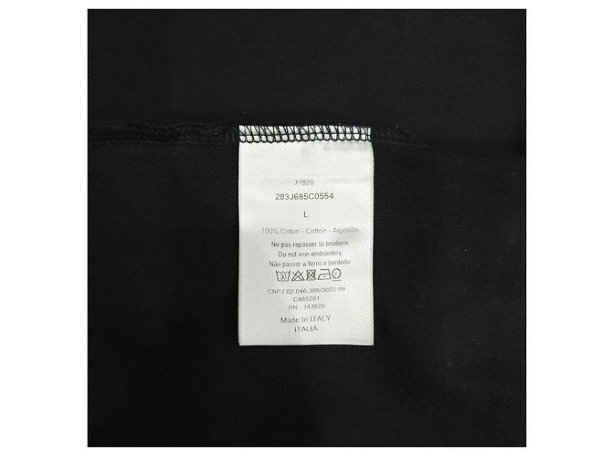 Dior Cactus Jack Black Logo T-Shirt - Ansicht 12