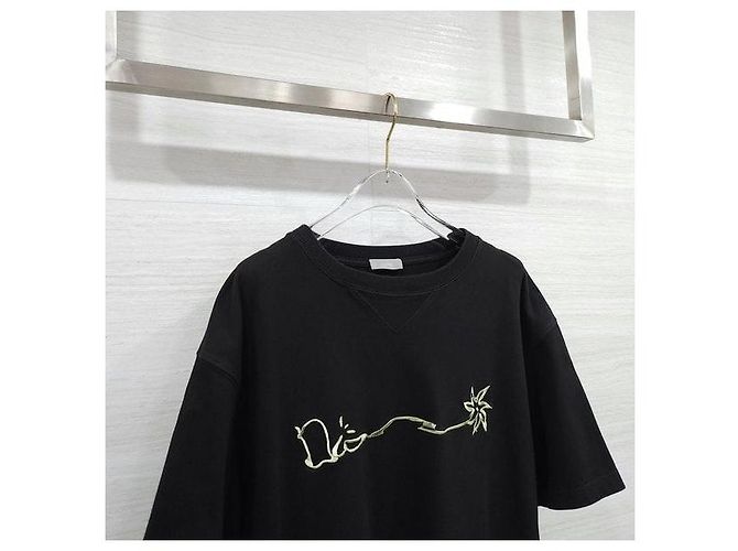 Dior Cactus Jack Black Logo T-Shirt - Ansicht 3