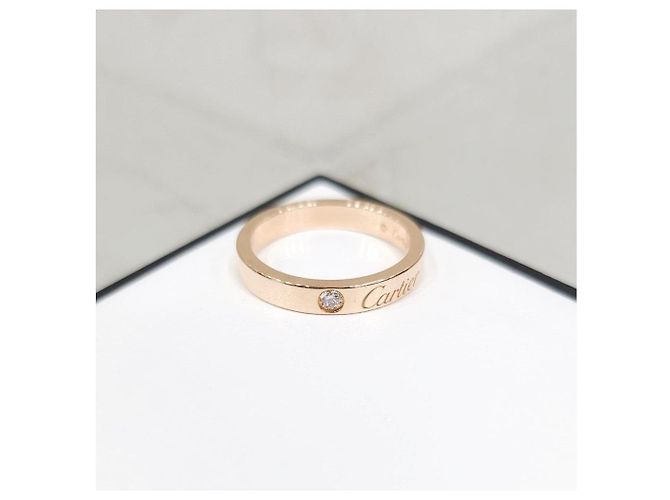 Cartier Diamant-Ehering Roségold Größe - Ansicht 12