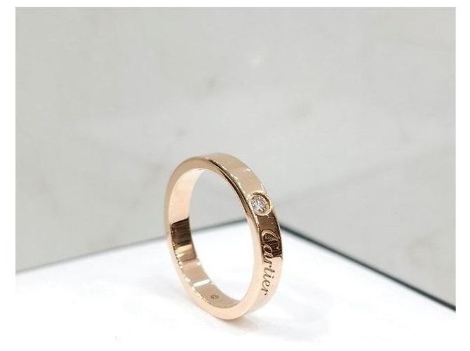 Cartier Diamant-Ehering Roségold Größe - Ansicht 4