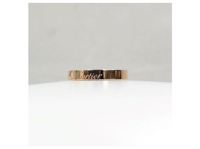 Cartier Diamant-Ehering Roségold Größe - Ansicht 9