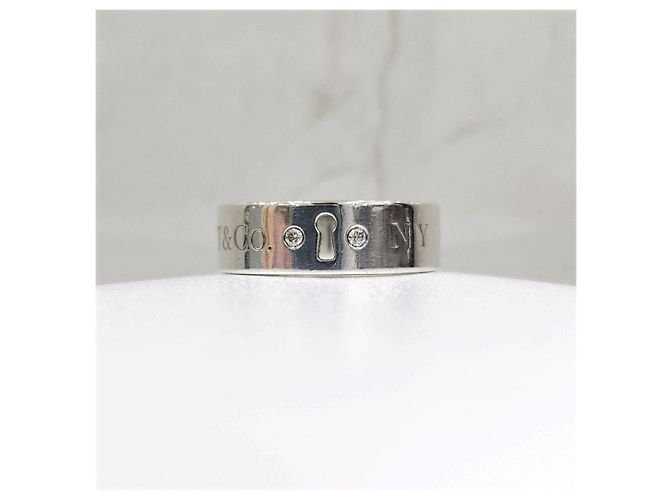 Tiffany & Co Diamantener Silber-Schlüsselanhänger Größe - Ansicht 6