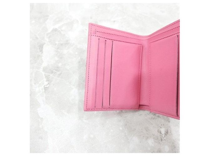 Chanel Cartera Classic de piel caviar rosa - vista 6