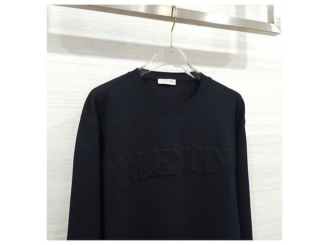 Valentino Strickware schwarz mit geprägtem Logo - Ansicht 3