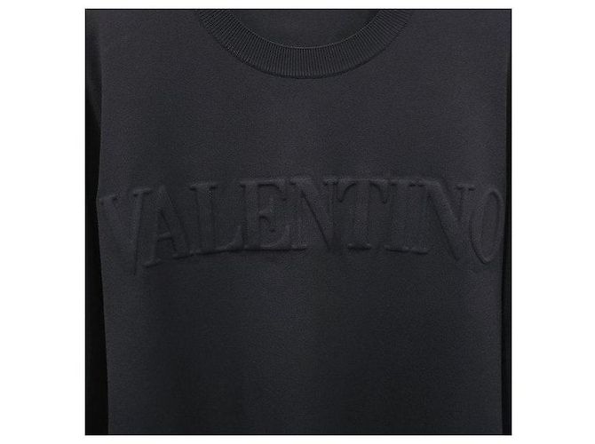Valentino Strickware schwarz mit geprägtem Logo - Ansicht 4