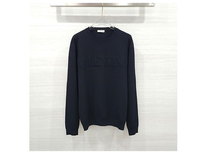 Valentino Strickware schwarz mit geprägtem Logo - Ansicht 6