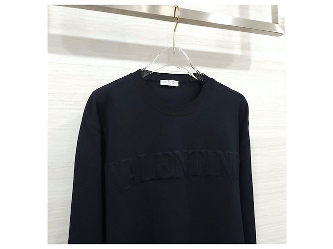 Valentino Strickware schwarz mit geprägtem Logo - Ansicht 8