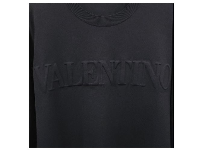 Valentino Strickware schwarz mit geprägtem Logo - Ansicht 9