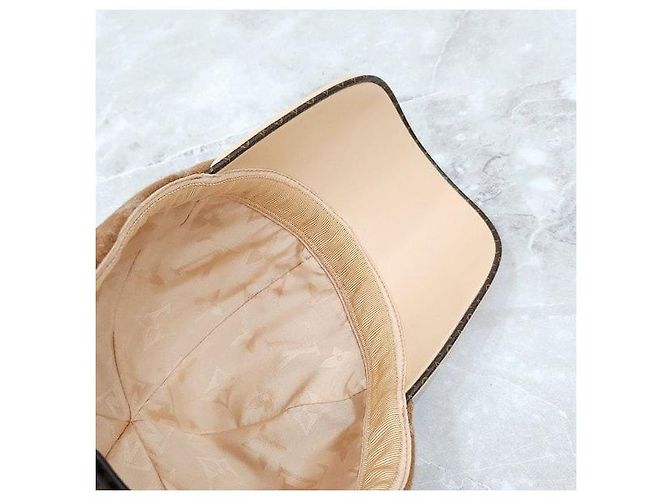 Louis Vuitton Cappello Baseball in Pelle Monogram Carry On - vista 6