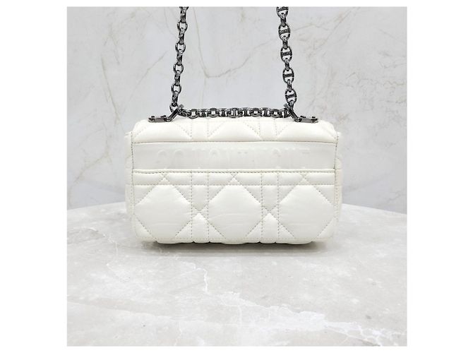 Dior Mini borsa a catena Karo Micro Cannage - vista 10