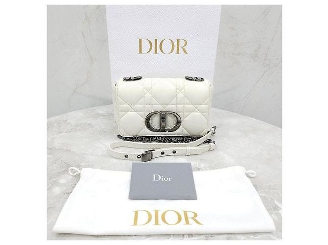 Dior Mini borsa a catena Karo Micro Cannage - vista 7