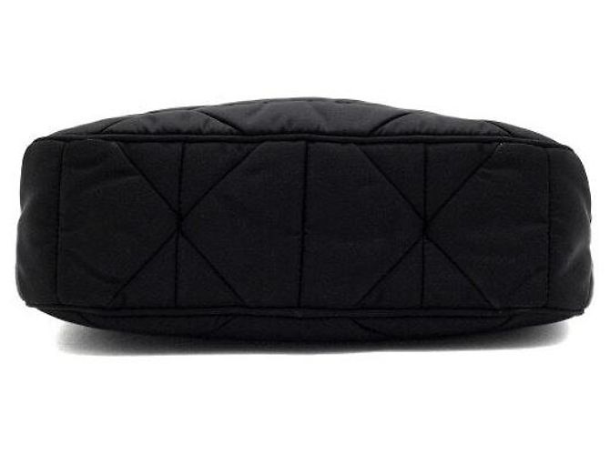 Prada Borsa a tracolla in nylon trapuntato con logo triangolare - vista 6