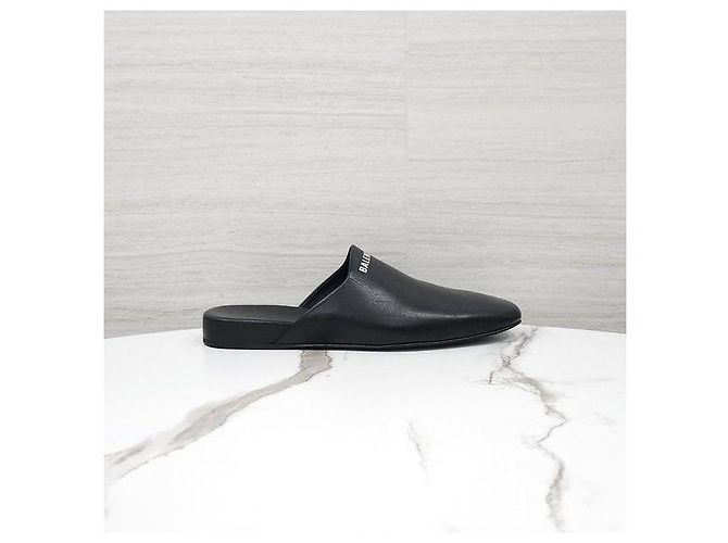 Balenciaga Logo Leder Mule Blofer - Ansicht 4