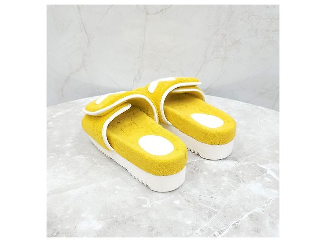 Gucci Sandalo platform GG Yellow - vista 10