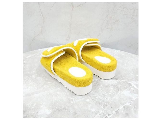 Gucci Sandalo platform GG Yellow - vista 4