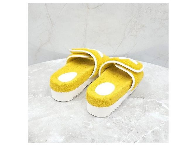 Gucci Sandalo platform GG Yellow - vista 5