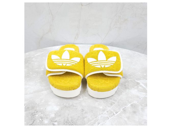 Gucci Sandalo platform GG Yellow - vista 8