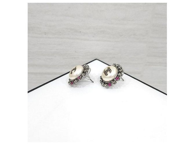 Chanel Pearl Cubic Circle Ohrringe - Ansicht 2