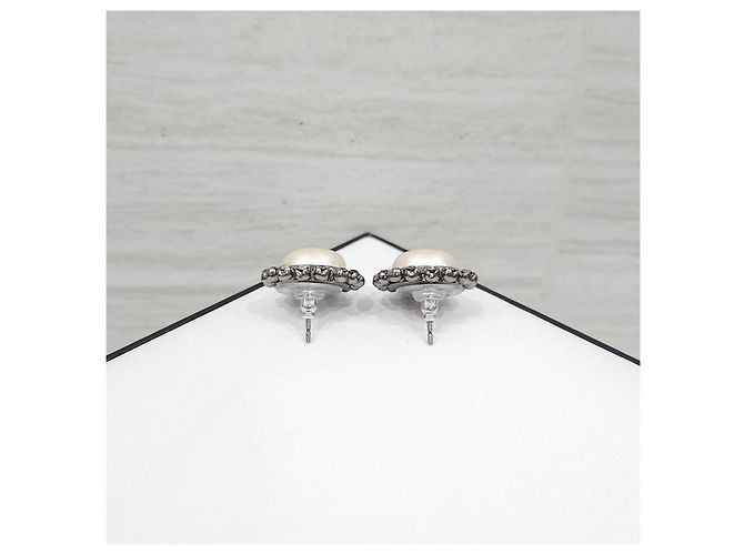 Chanel Pearl Cubic Circle Ohrringe - Ansicht 9
