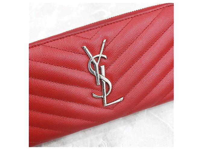 Autre Marque Cartera larga con cremallera de piel Monogram Matelassé - vista 11