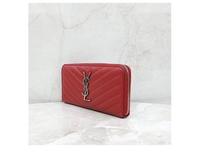 Autre Marque Cartera larga con cremallera de piel Monogram Matelassé - vista 2