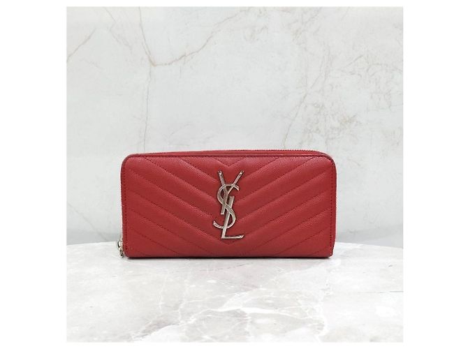 Autre Marque Cartera larga con cremallera de piel Monogram Matelassé - vista 8