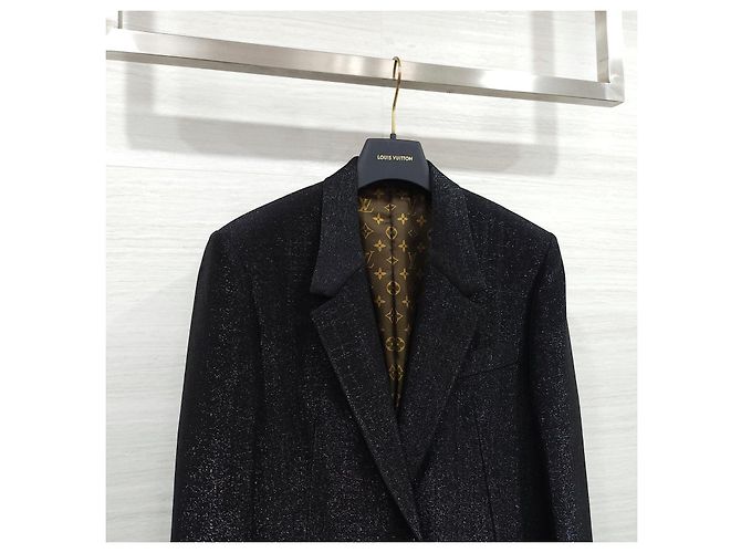 Louis Vuitton Blazer com Brilhos Abotoado para Mulher - vista 10