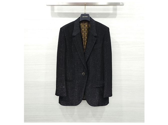 Louis Vuitton Blazer com Brilhos Abotoado para Mulher - vista 8