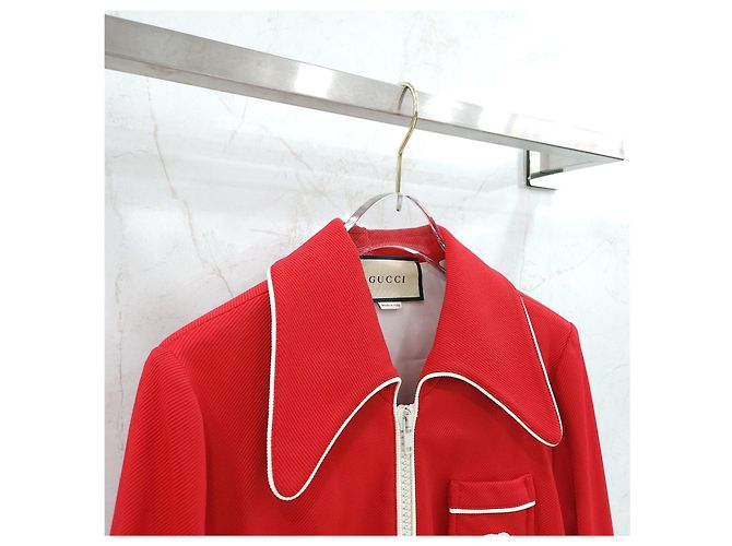 Gucci Chaqueta con cremallera de jersey interlocking - vista 8