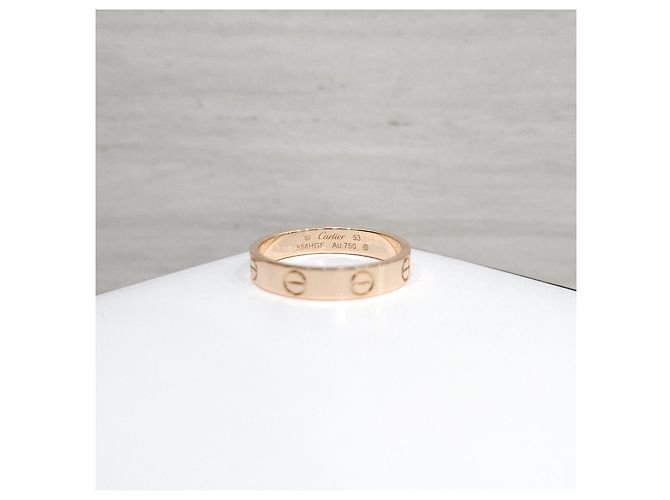 Cartier Anello Love Band Dimensione Piccola Oro Rosa - vista 10