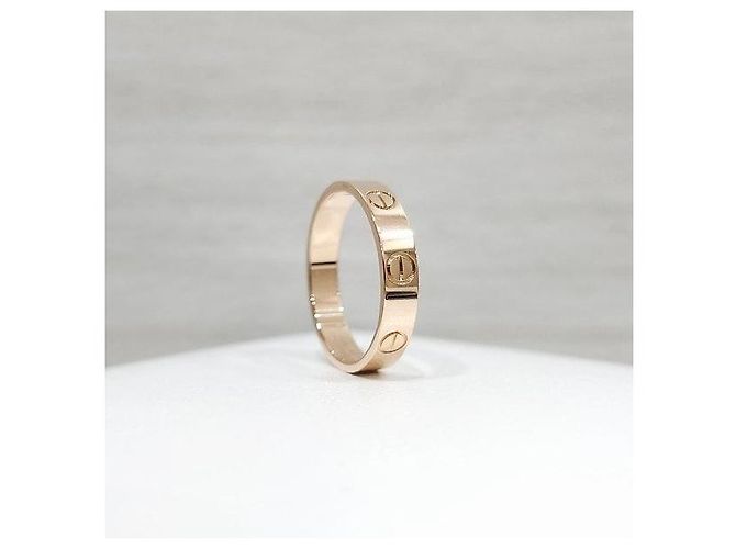 Cartier Anello Love Band Dimensione Piccola Oro Rosa - vista 3