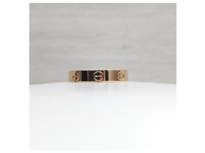 Cartier Anello Love Band Dimensione Piccola Oro Rosa - vista 7