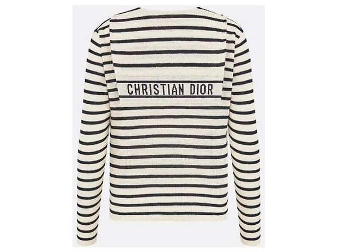 Dior Riviera Pullover mit Schnürung am Ausschnitt - Ansicht 6