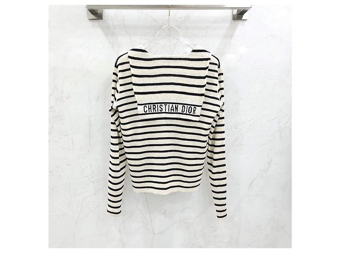 Dior Riviera Pullover mit Schnürung am Ausschnitt - Ansicht 9