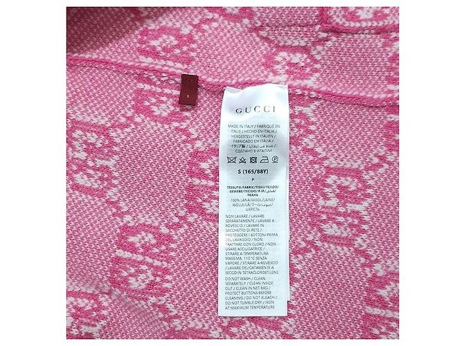 Gucci Kaschmir-Bouclé-Jacquard-Cardigan Rosa - Ansicht 7