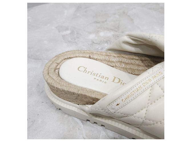 Dior Twist Cannage Mule Slide Lammleder-Slipper - Ansicht 14