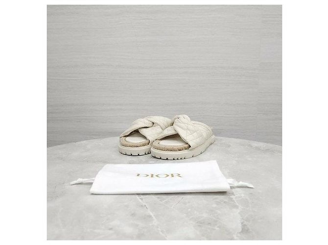 Dior Twist Cannage Mule Slide Lammleder-Slipper - Ansicht 8