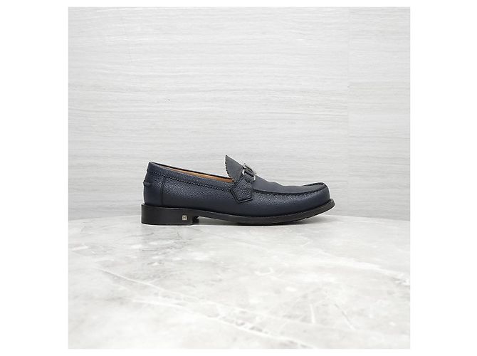 Louis Vuitton Mocassini Major in pelle nera - vista 10